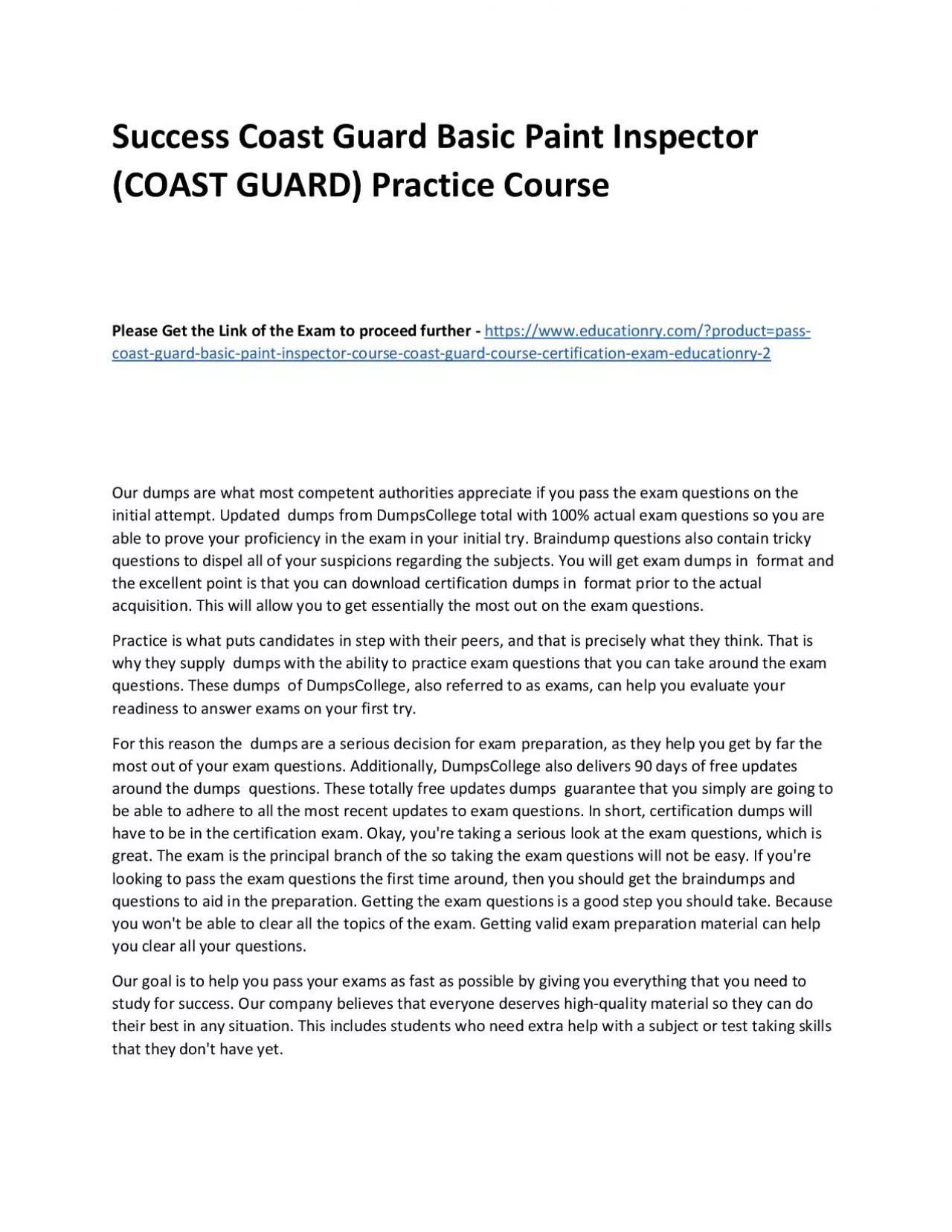 PDF-Coast Guard Basic Paint Inspector Course (COAST GUARD) Course