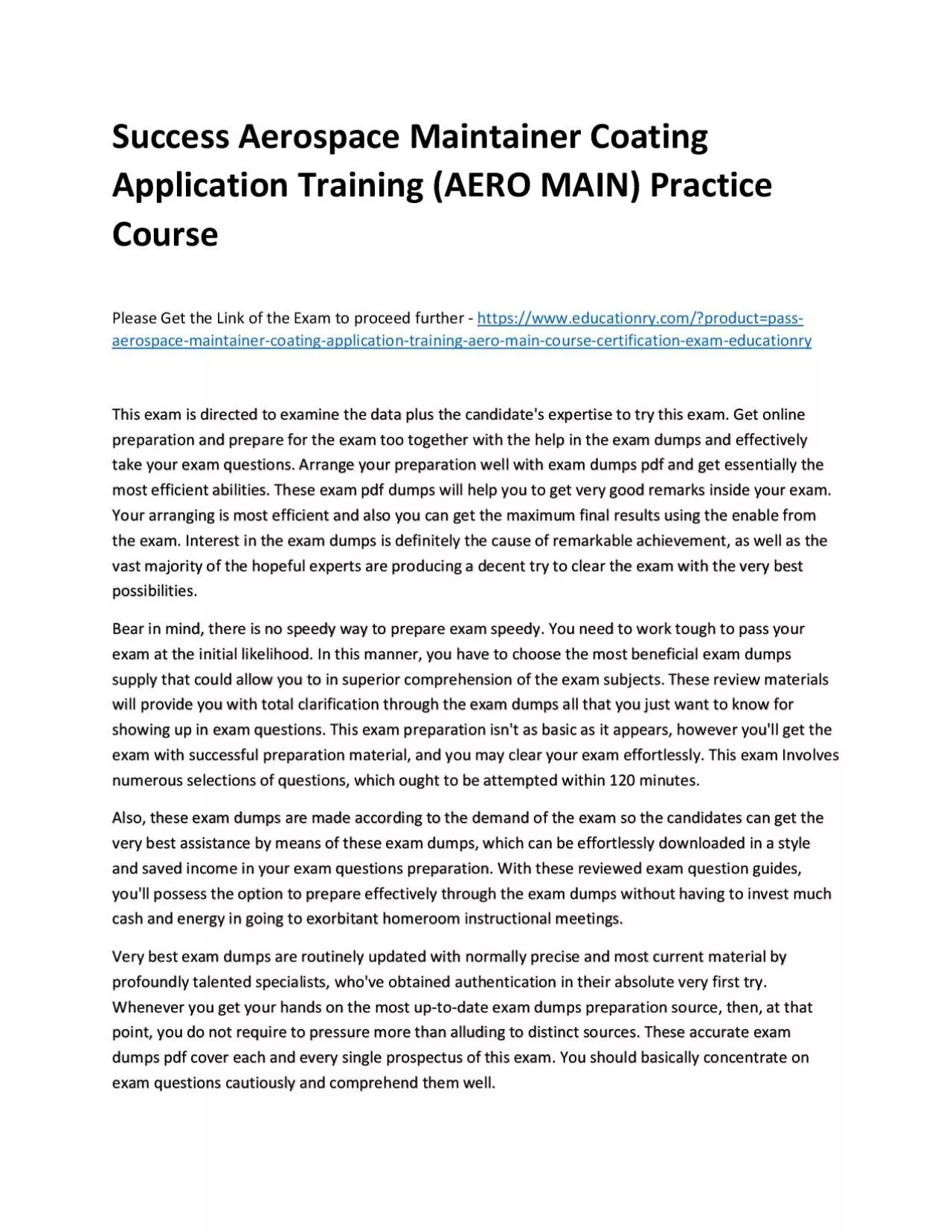 PDF-Aerospace Maintainer Coating Application Training (AERO MAIN) Course