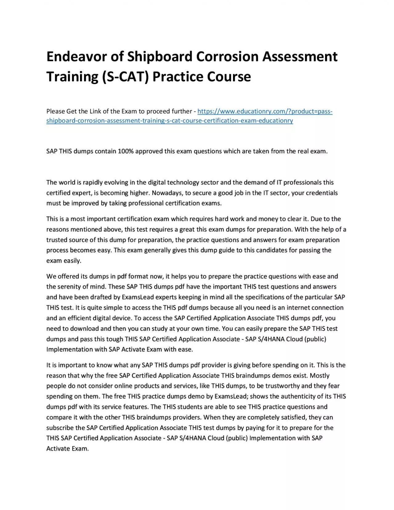 PDF-Shipboard Corrosion Assessment Training (S-CAT) Course