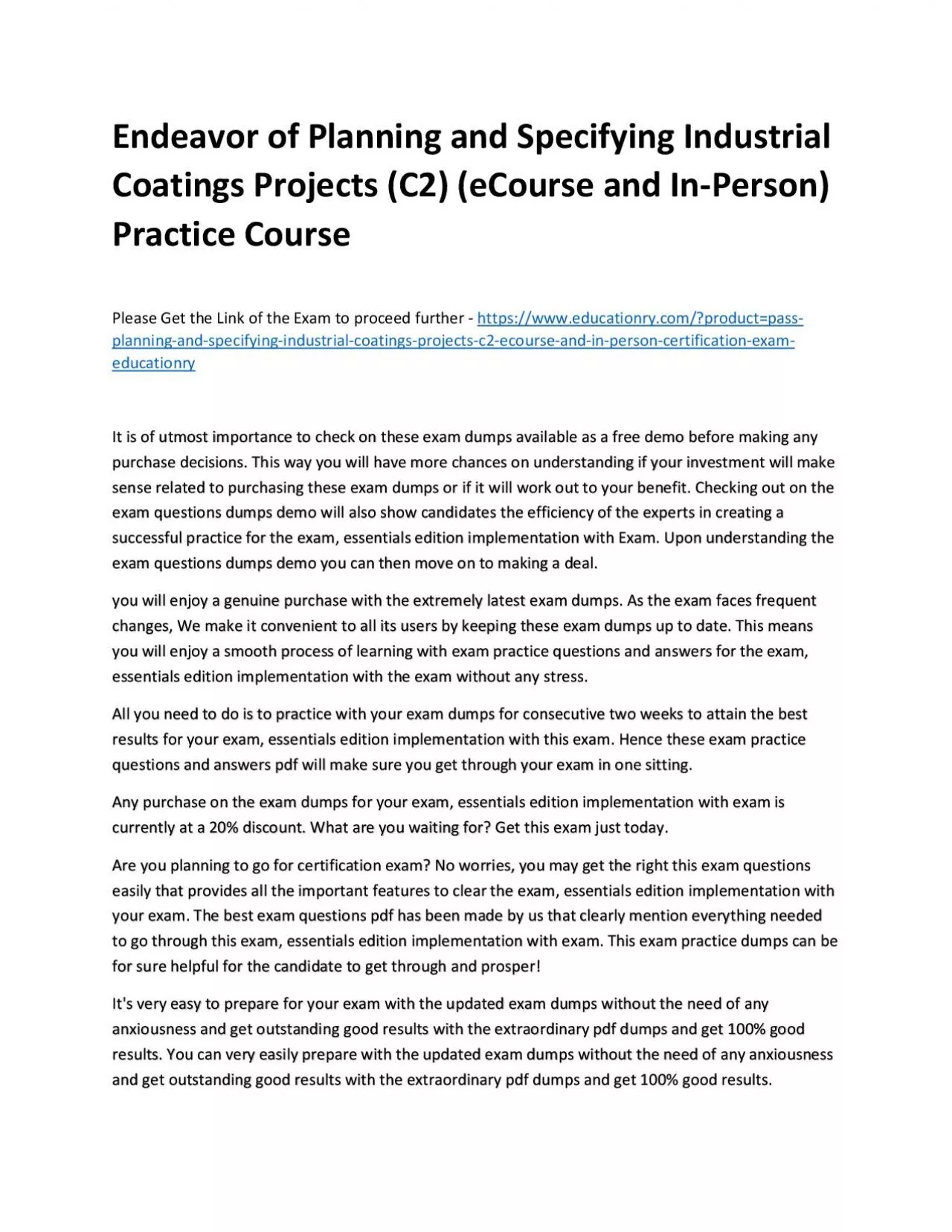 PDF-Planning and Specifying Industrial Coatings Projects (C2) (eCourse and In-Person)