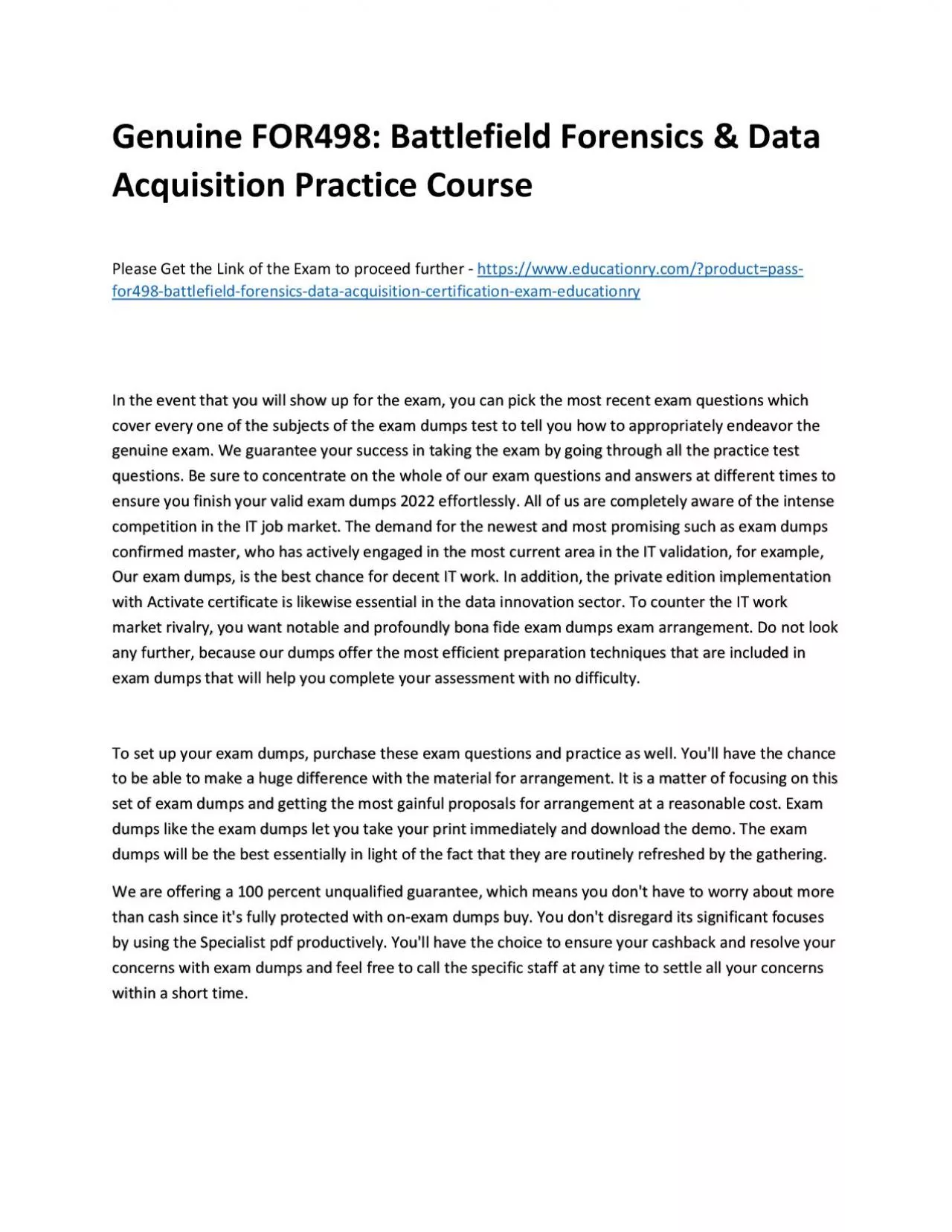 PDF-FOR498: Battlefield Forensics & Data Acquisition