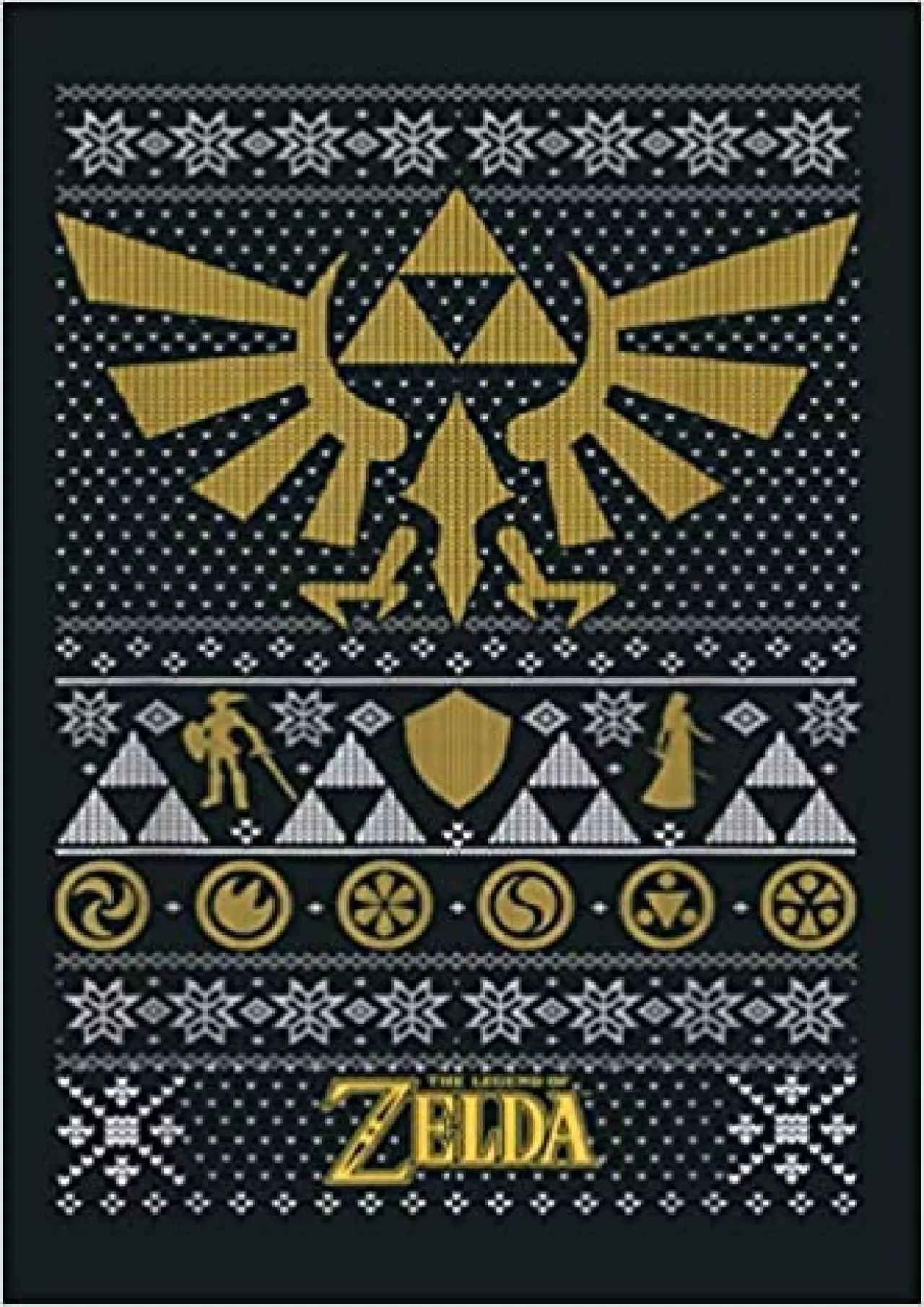 PDF-Legend Of Zelda Triforce Ugly Christmas Graphic: Notebook Planner -6x9 inch Daily Planner