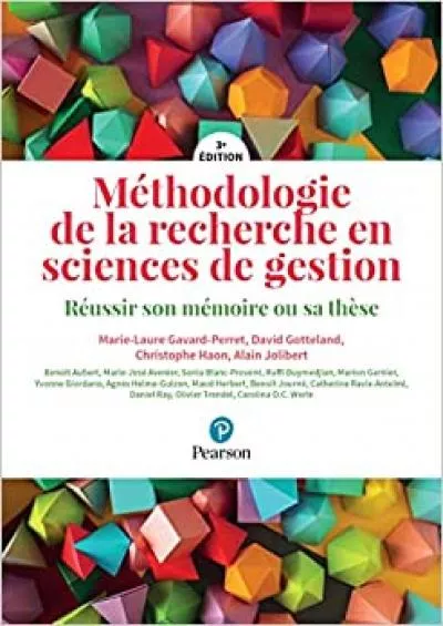 METHODOLOGIE DE LA RECHERCHE EN SCIENCES DE GESTION