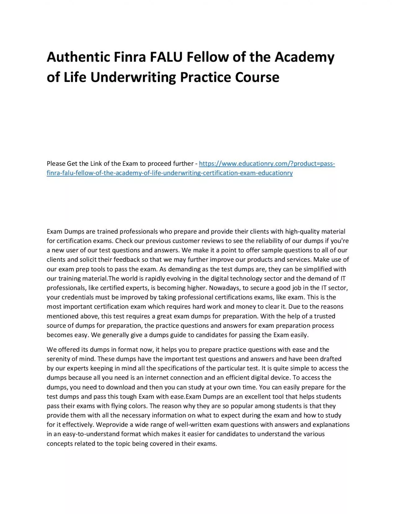 PDF-Finra FALU Fellow of the Academy of Life Underwriting