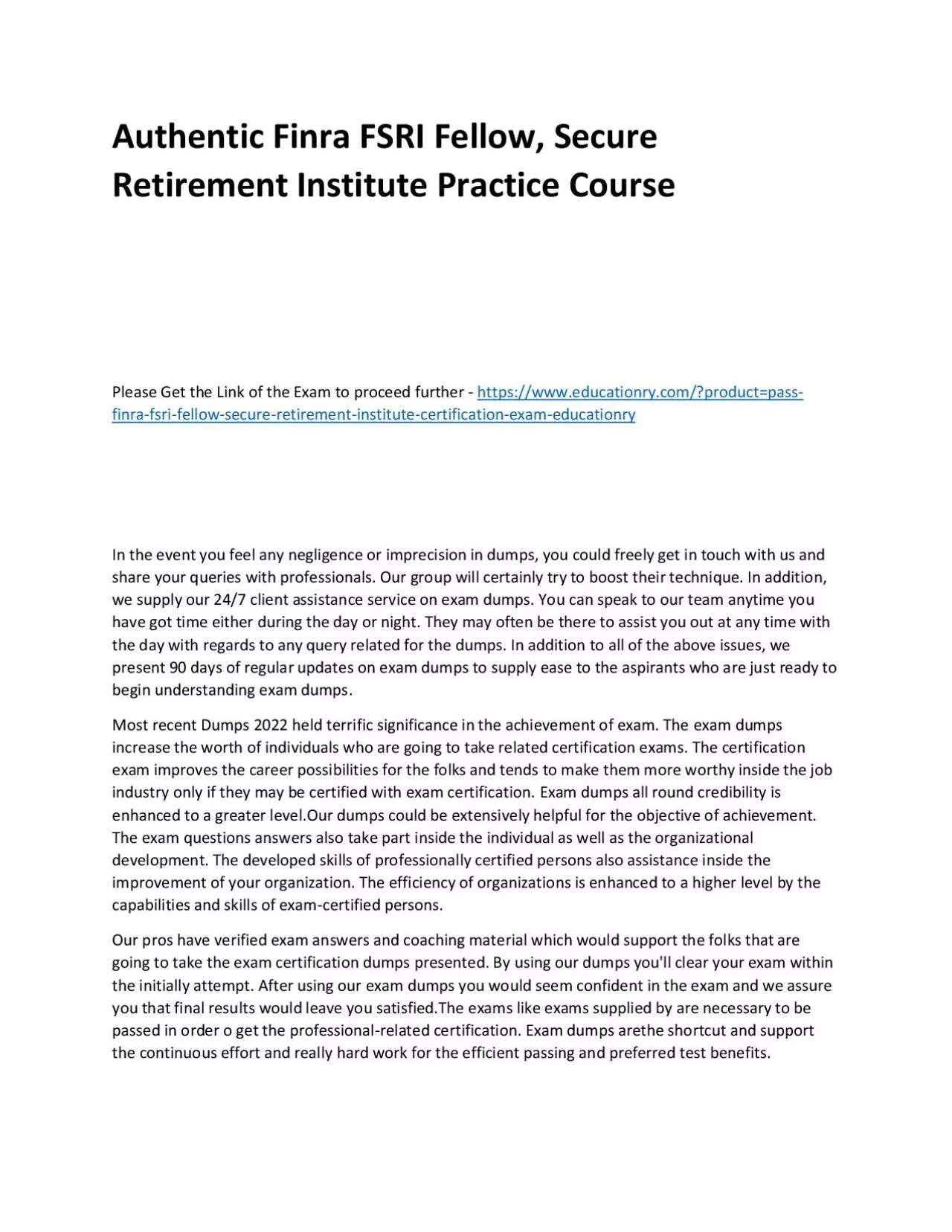 PDF-Finra FSRI Fellow, Secure Retirement Institute