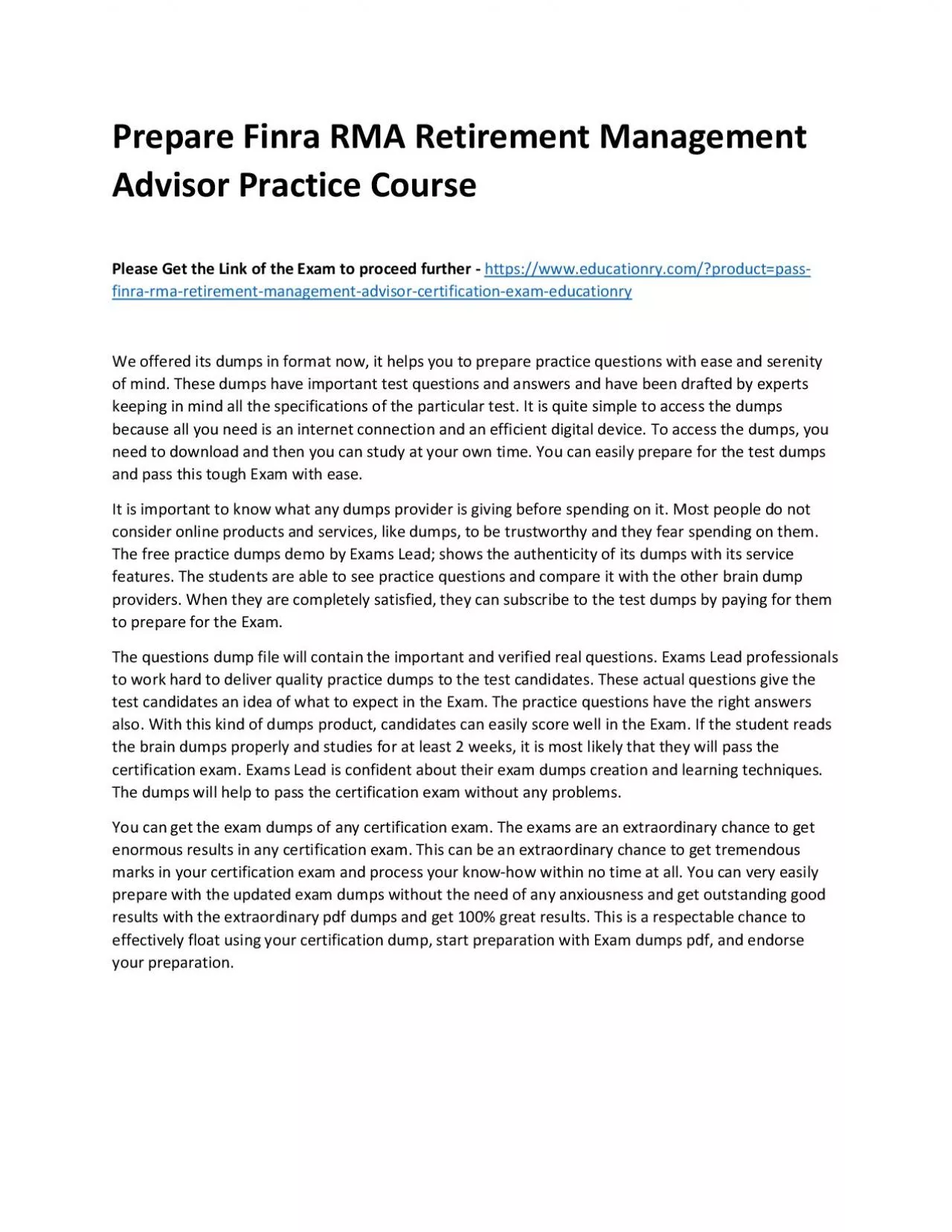 PDF-Finra RMA Retirement Management Advisor