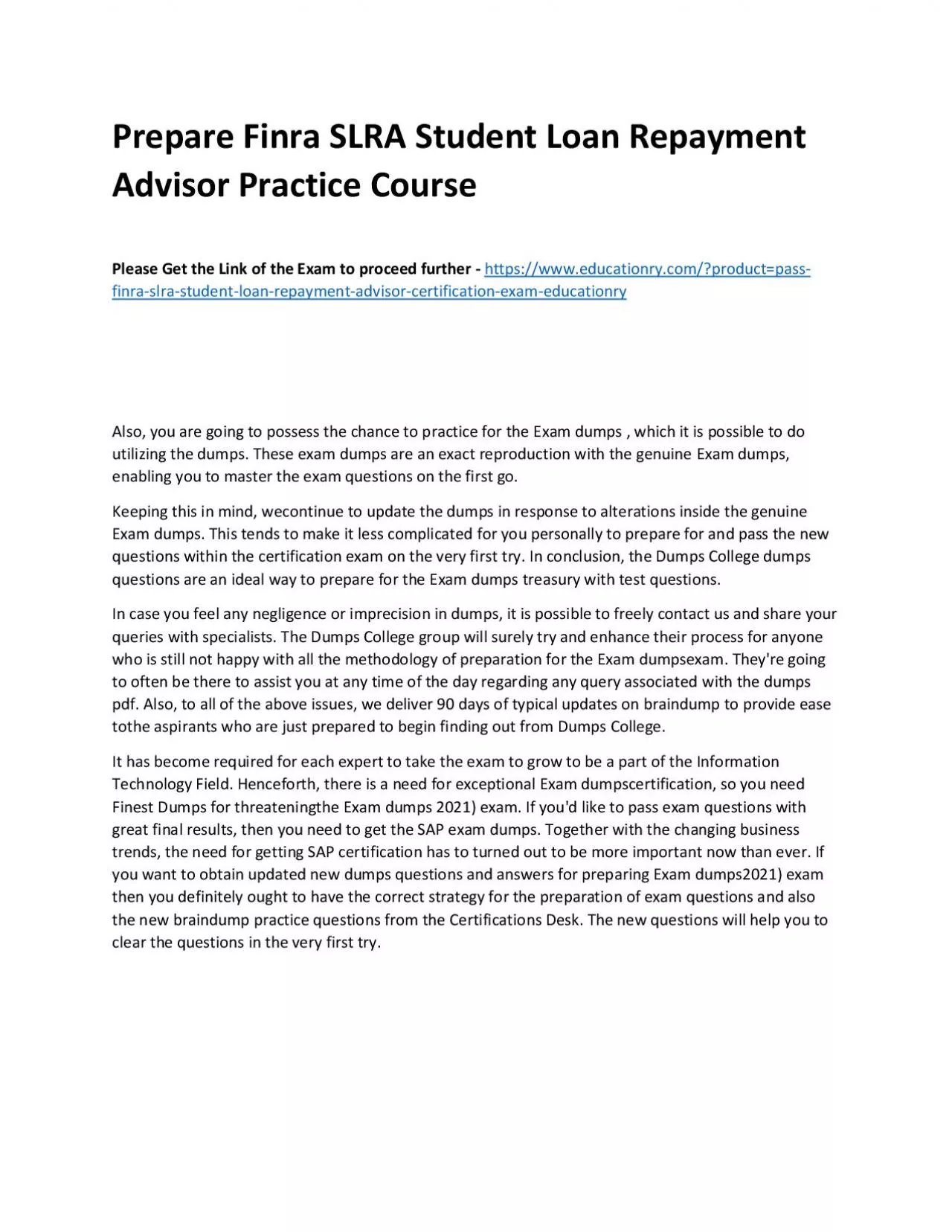 PDF-Finra SLRA Student Loan Repayment Advisor