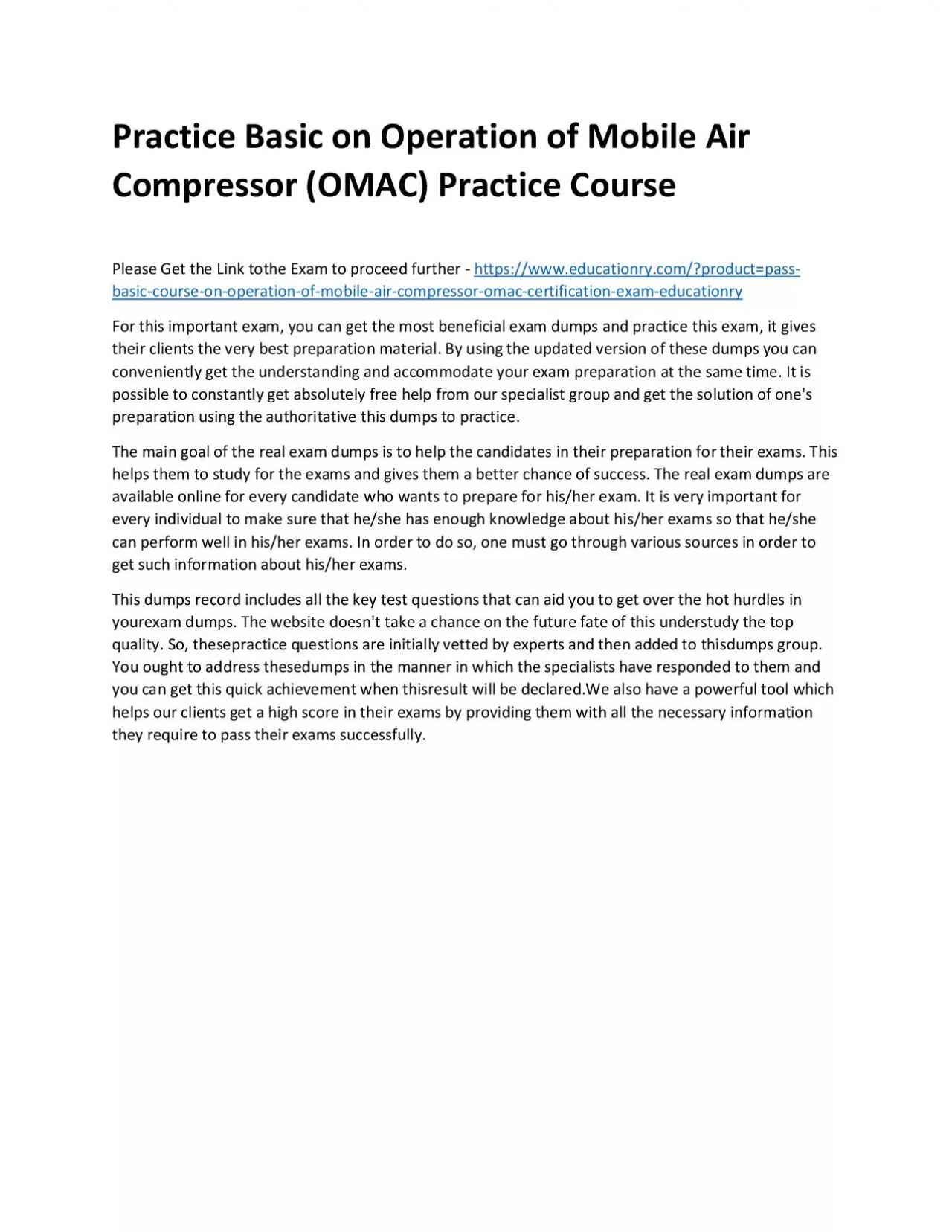 PDF-Basic Course on Operation of Mobile Air Compressor (OMAC)