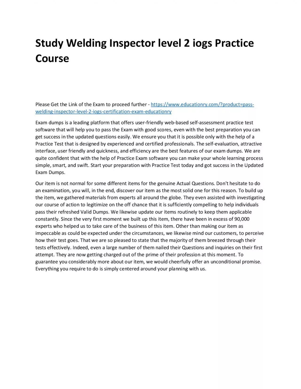 PDF-Welding Inspector level 2 iogs