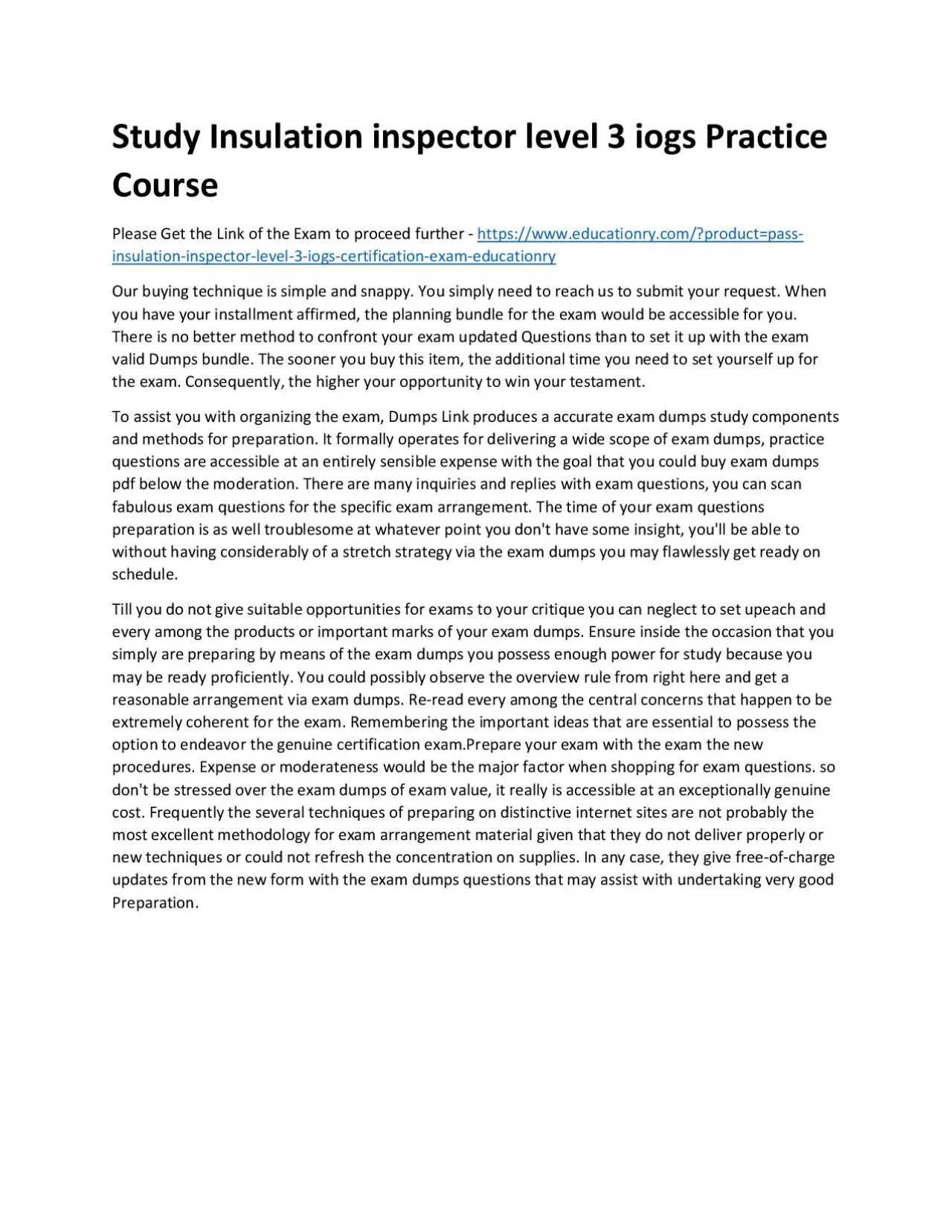 PDF-Insulation inspector level 3 iogs