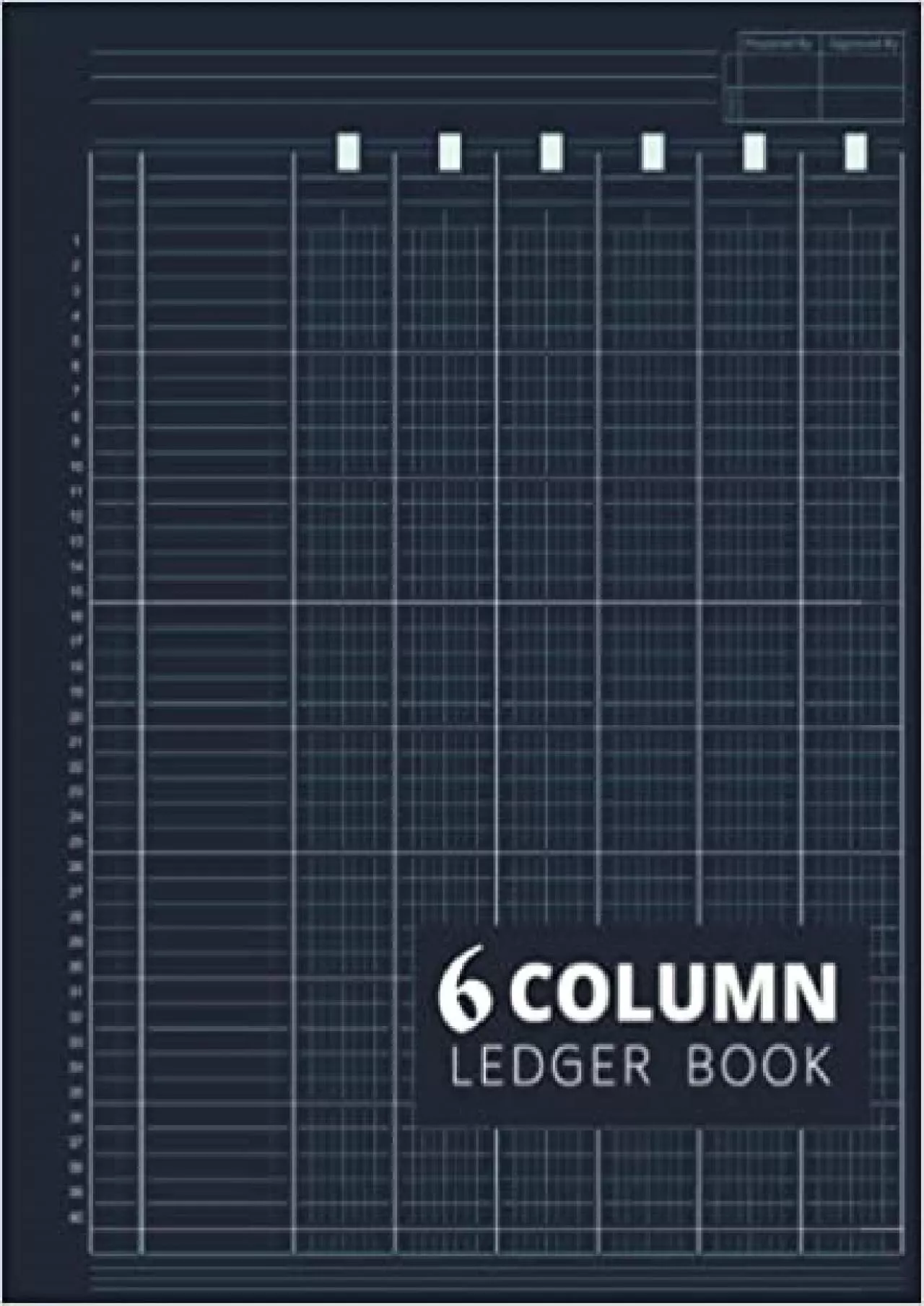 6 Column Ledger Book: Accounting Ledger Book / Income and Expense Log Book For Small Business