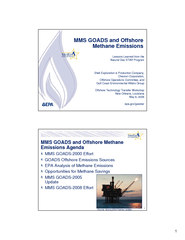 Lessons Learned from the Natural Gas STAR Program Shell Exploration &