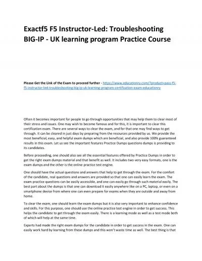 f5 F5 Instructor-Led: Troubleshooting BIG-IP - UK learning program