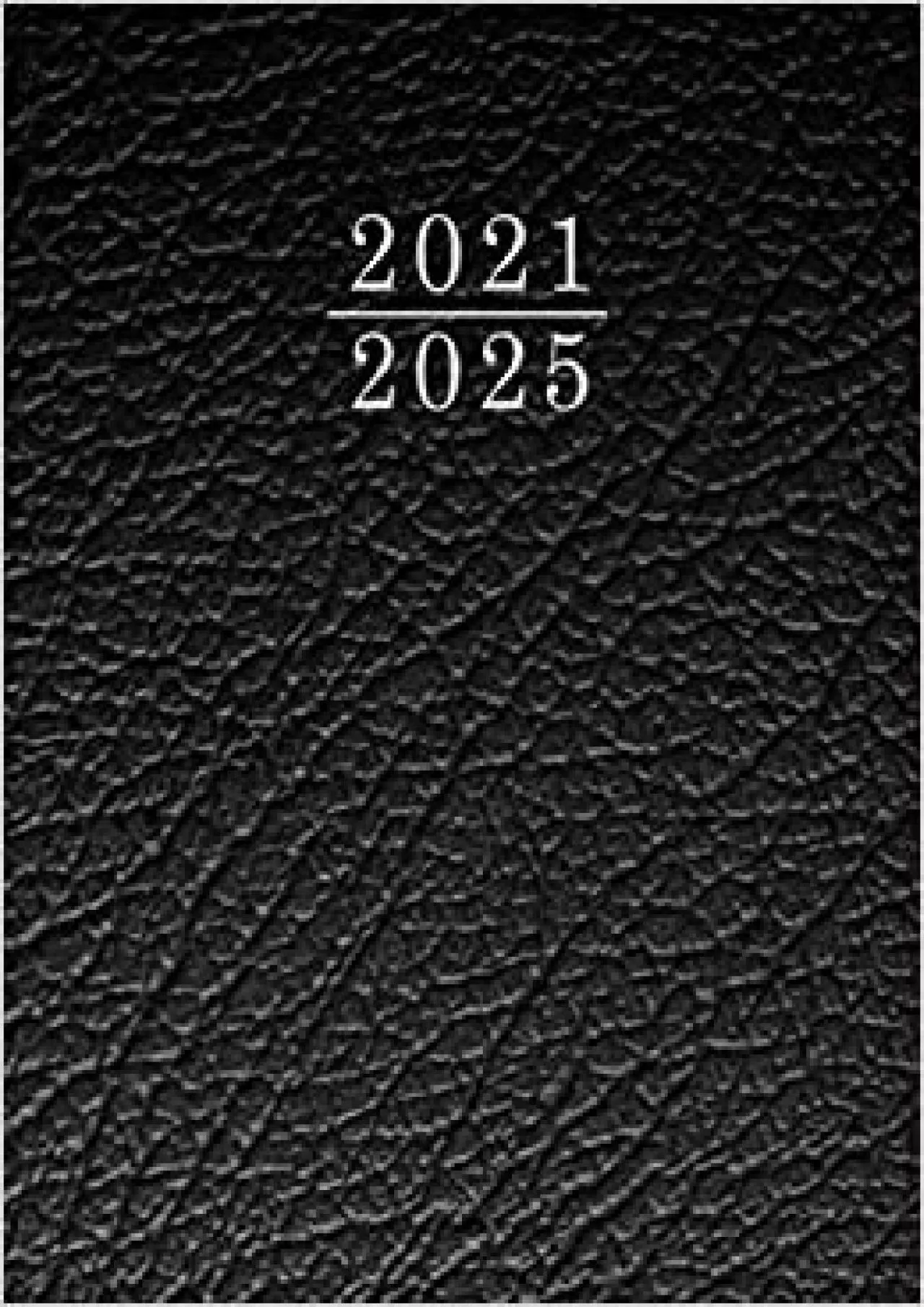 Agenda 2021-2025: 2021-2025 Planificador de Cinco AÃ±os Planificador diario de cinco
