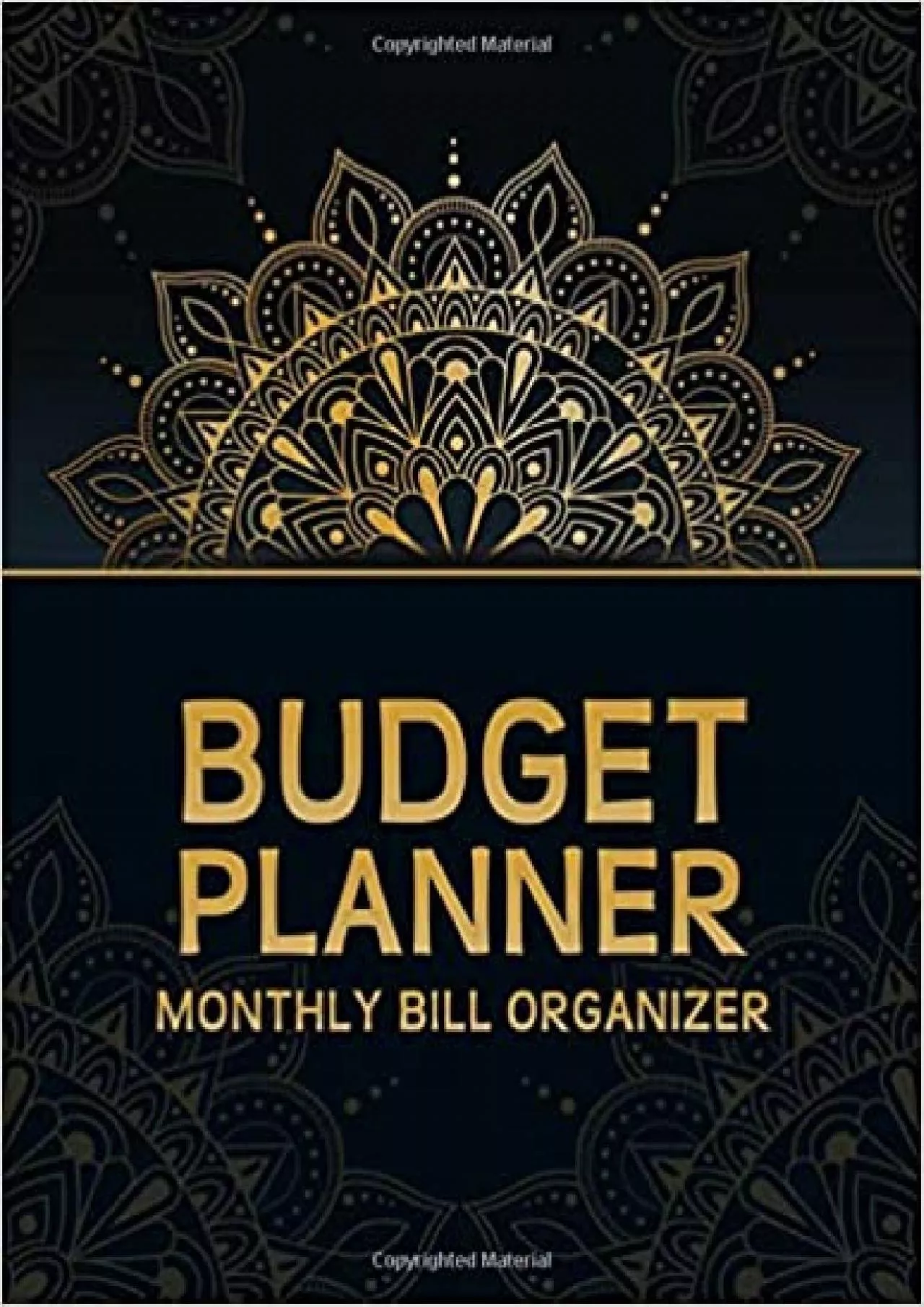 Budget Planner: Classy Navy Large Undated Monthly Weekly Daily Budgeting Workbook (Start