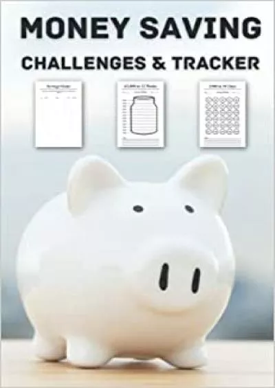 Money Saving Challenges & Tracker: Hit Your Personal Financial Goal. Essential for Budgeting.