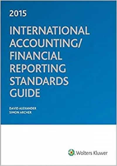 International Accounting/Financial Reporting Standards Guide (2015)