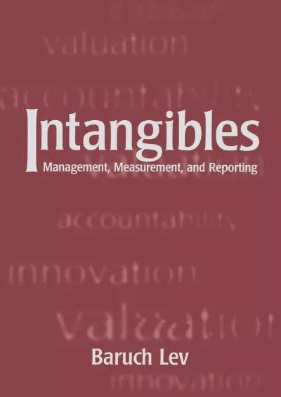 Intangibles: Management Measurement and Reporting