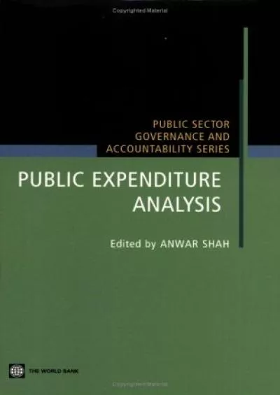 Public Expenditure Analysis (Public Sector Governance and Accountability)