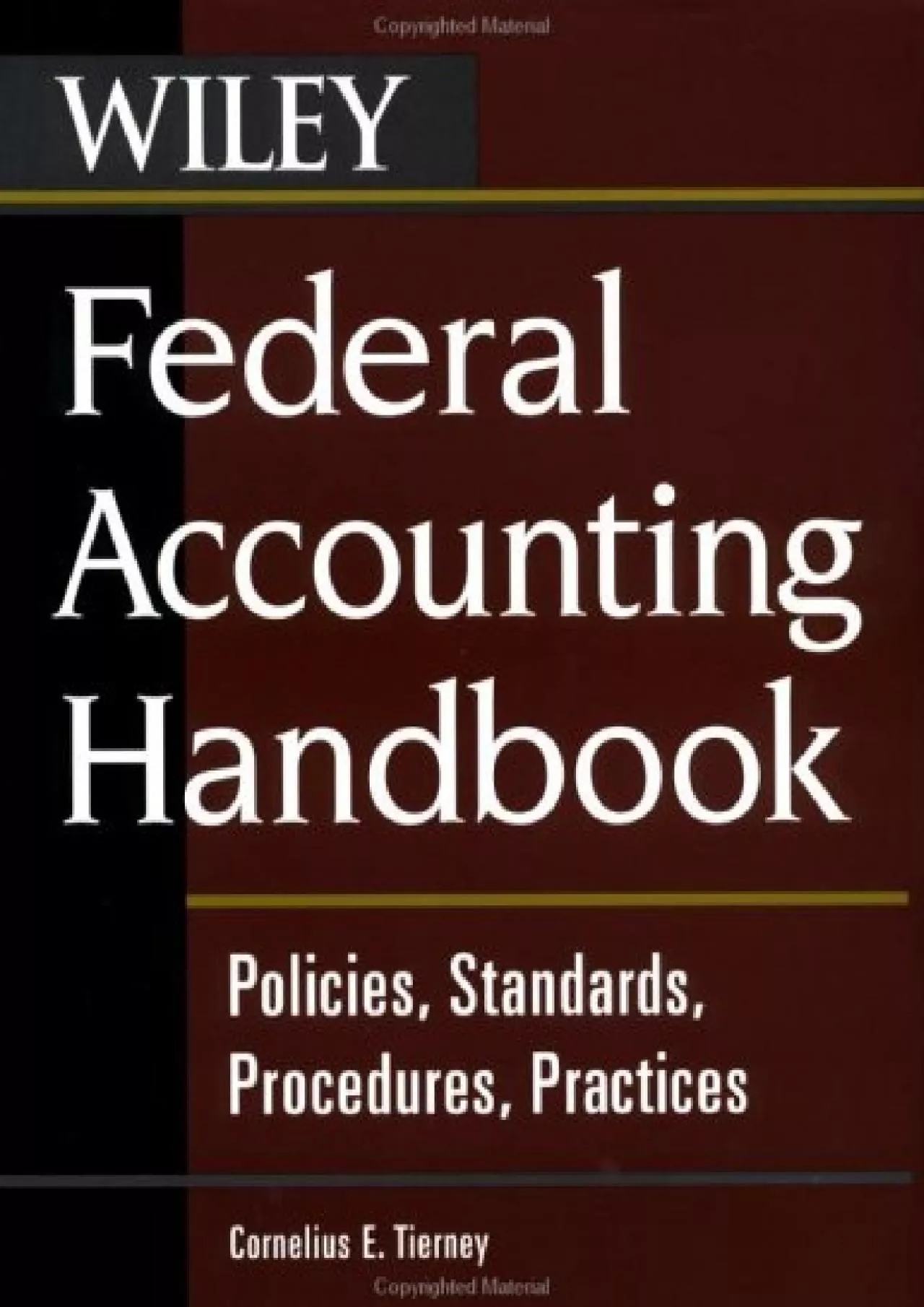 PDF-Federal Accounting Handbook: Policies Standards Procedures Practices