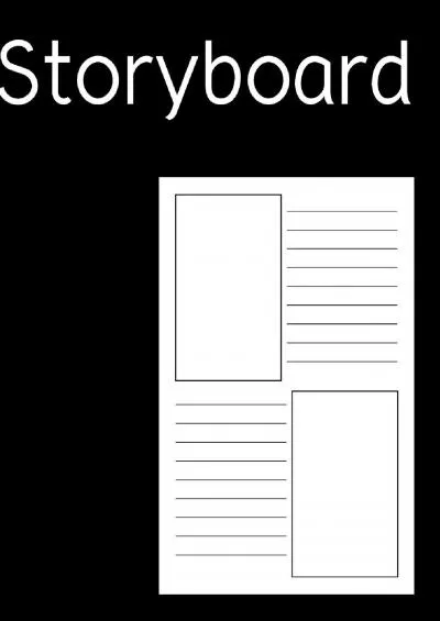 storyboard: notebook sketchbook 8.5x11 with pages for storytelling