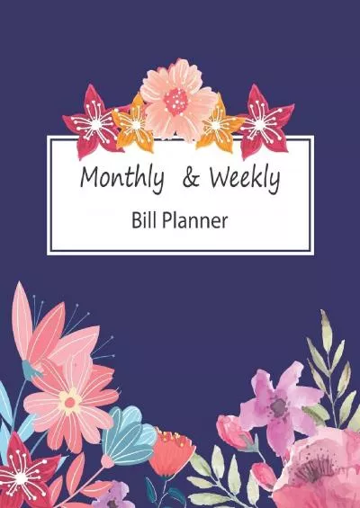Monthly & Weekly Bill Planner :: Monthly Bill Planner and Organizer | Expense Finance Budget By A Year Monthly Weekly & Daily Bill Budgeting Planner | monthly budget | weekly expense tracker