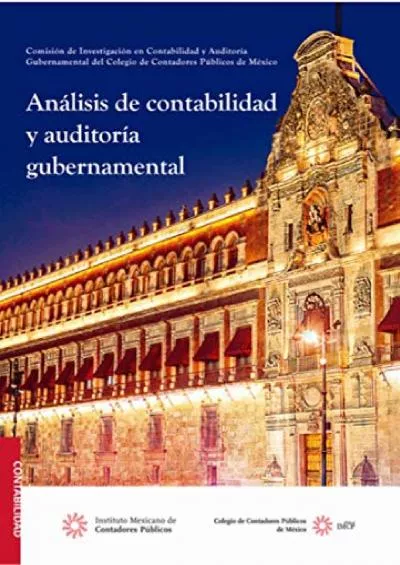 AnÃ¡lisis de contabilidad y auditorÃ­a gubernamental (Spanish Edition)