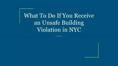 What To Do If You Receive an Unsafe Building Violation in NYC