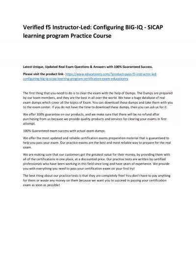 f5 Instructor-Led: Configuring BIG-IQ - SICAP learning program