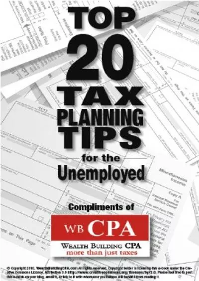 Top 20 Tax Planning Tips for the Unemployed