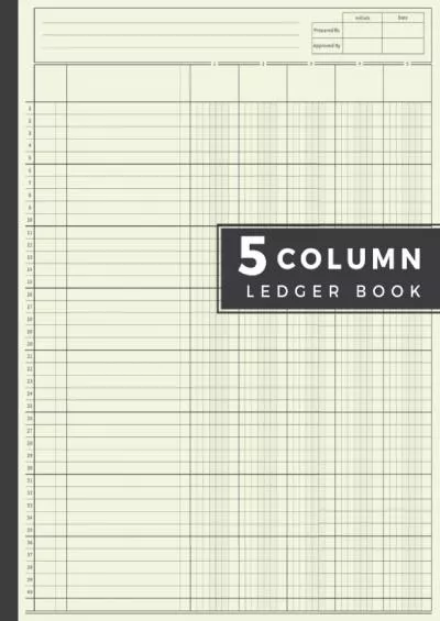 5 Column Ledger Book: Accounting Ledger Book for Bookkeeping Account Journal 110 Pages (8.5 x 11) Ledger Book For Small Business and Personal Use (Journal_White Paper)