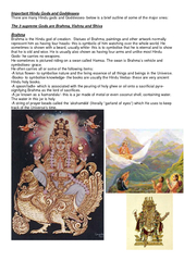 Important Hindu Gods and Goddesses