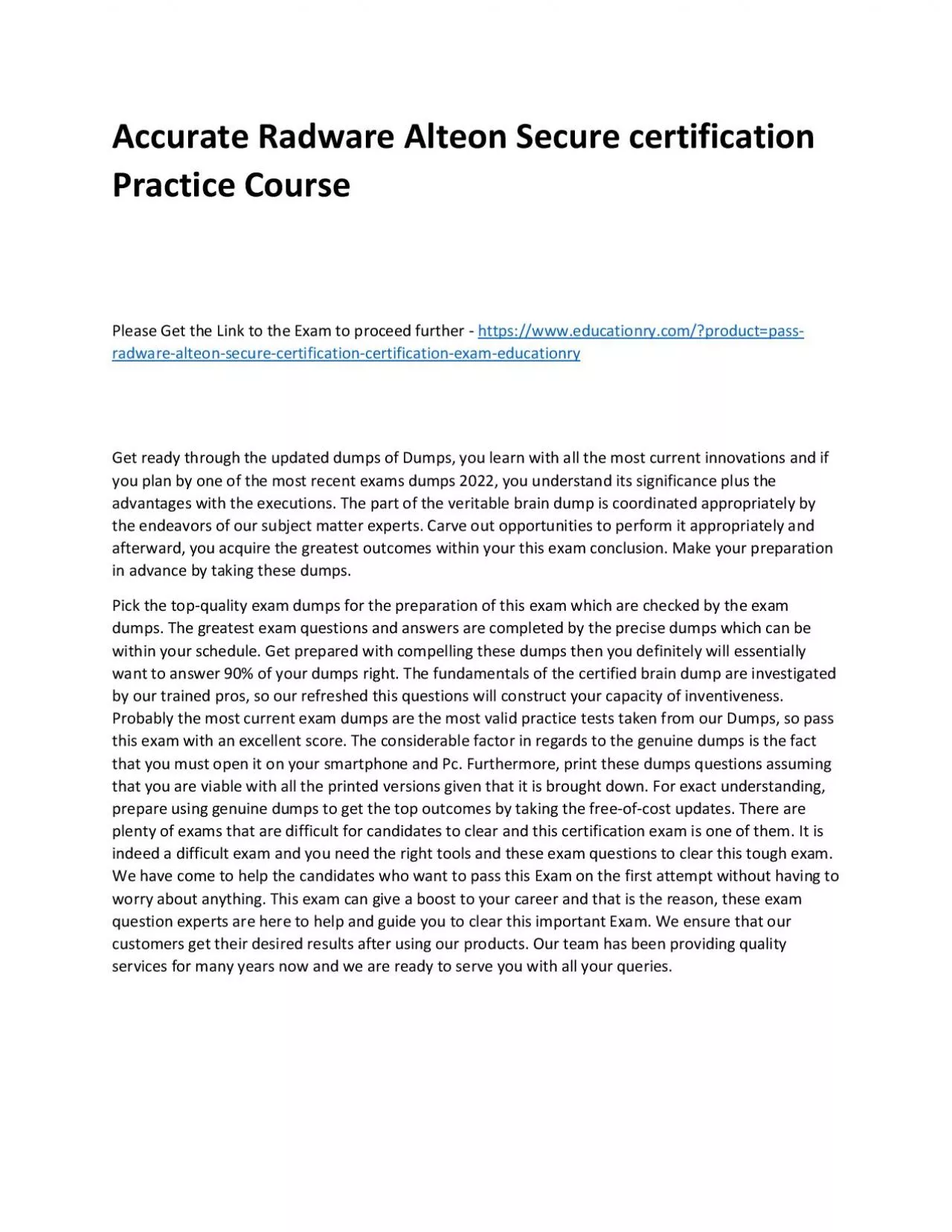 PDF-Radware Alteon Secure certification