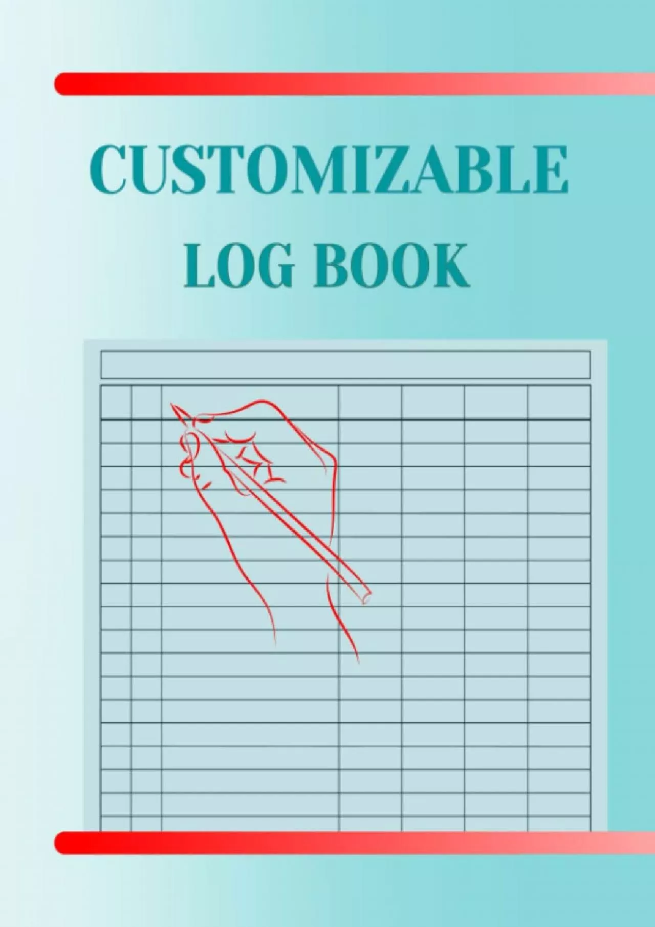 Customizable Log Book: 7 Column Log Book to Track Income and Expenses Debit and Credit