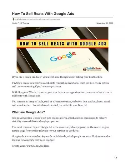 How to Sell Beats with Google Ads Fast