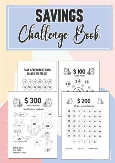Low Income Savings Challenge Book: Easy Mini Cash Budget $1000 or Less or More Savings