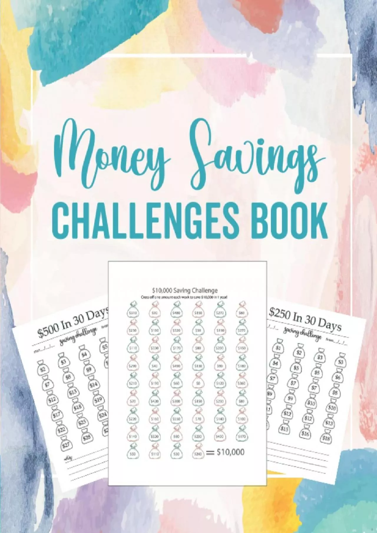 Money Savings Challenges Book: Easy Cash Budget Saving Challenge Planner / Fun and Easy