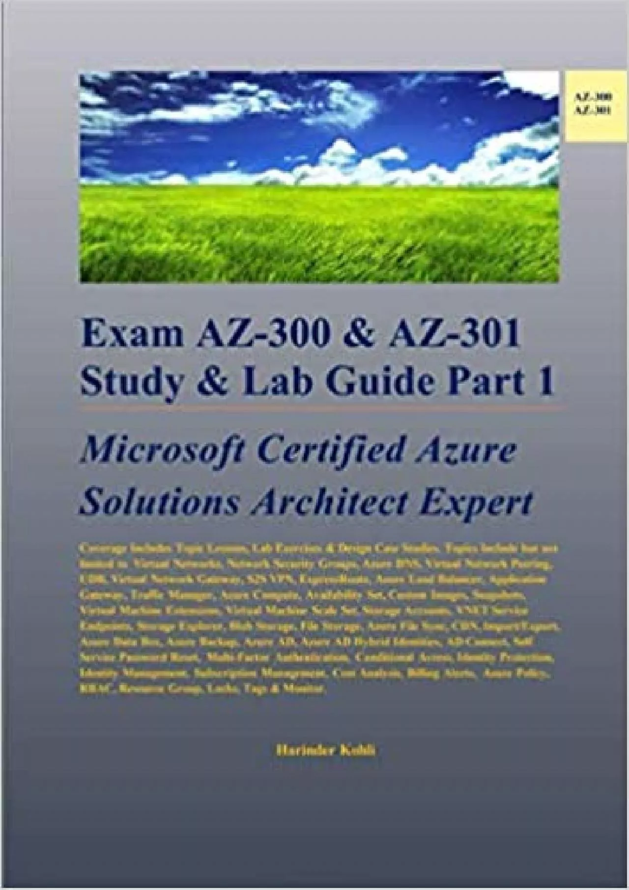 Exam AZ-300  AZ-30 Study  Lab Guide Part  Microsoft Certified Azure Solutions Architect
