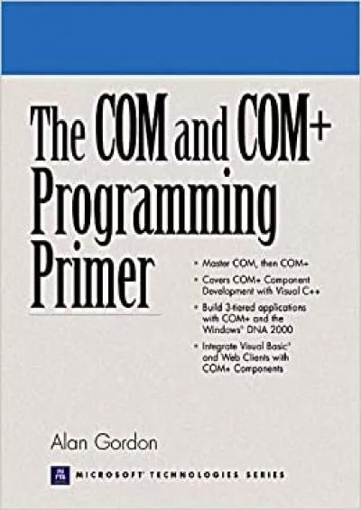 COM and COM+ Programming Primer The