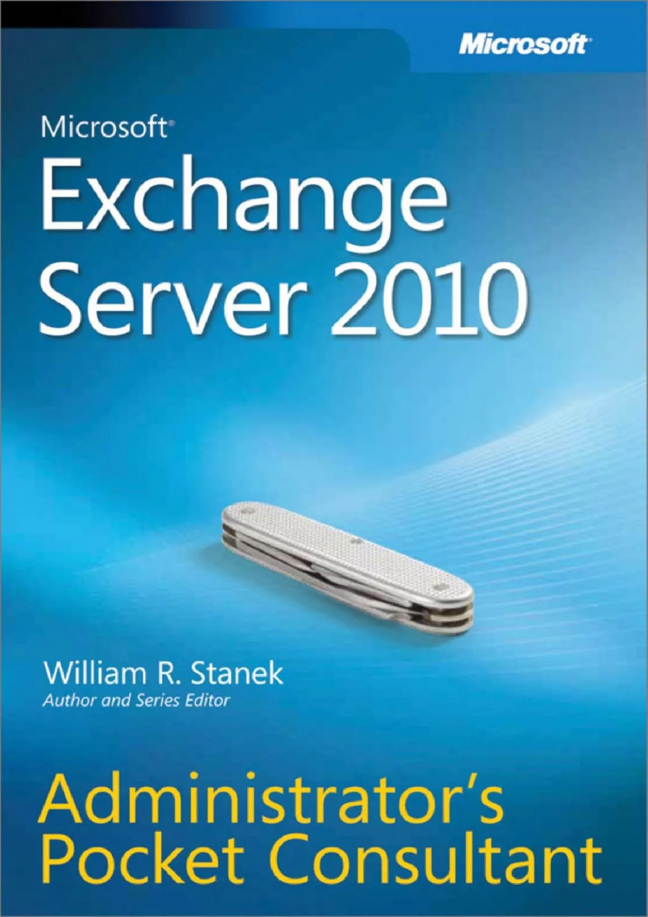 PDF-Microsoft® Exchange Server 200 Administrator’s Pocket Consultant