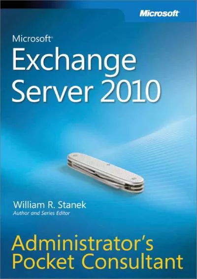 Microsoft® Exchange Server 200 Administrator’s Pocket Consultant