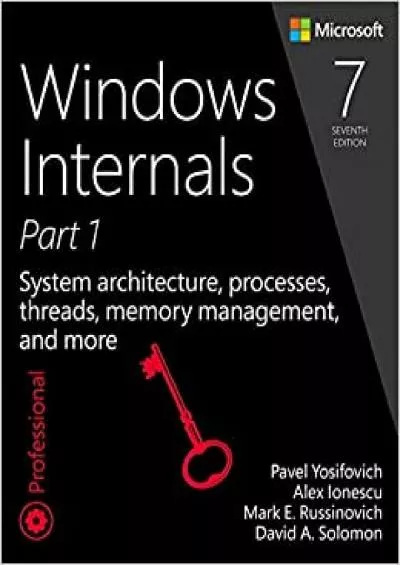 Windows Internals System architecture processes threads memory management and more Part