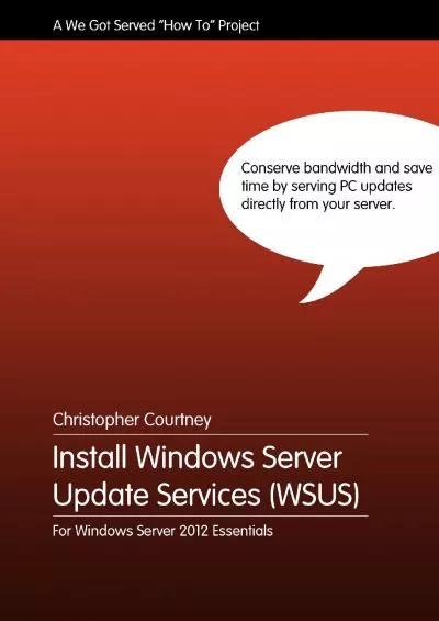 Install Windows Server Update Services On Windows Server 202 Essentials