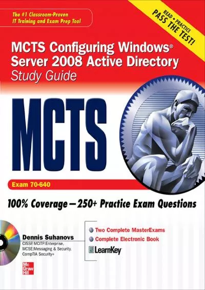 MCTS Windows Server 2008 Active Directory Services Study Guide Exam 70-640 SET