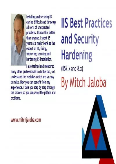 IIS Best Practices and Security Hardening IIS7x and 8x