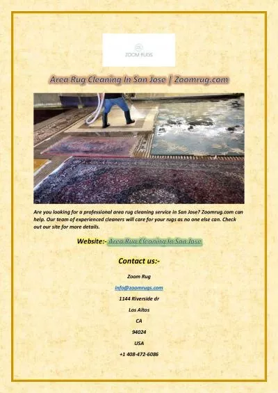 Area Rug Cleaning In San Jose | Zoomrug.com