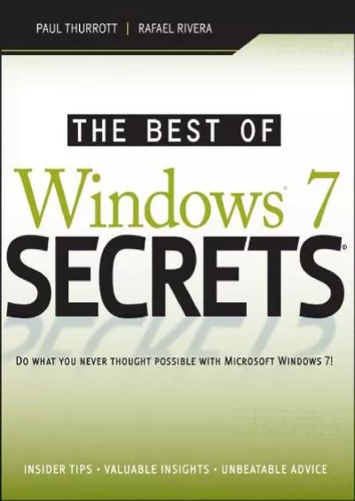 The Best of Windows 7 Secrets