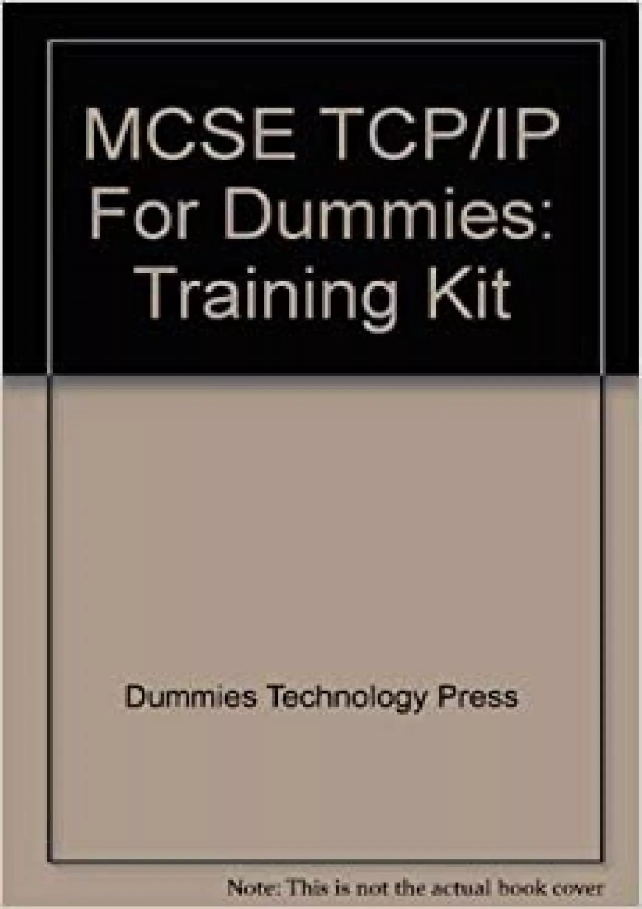 PDF-McSe TcpIp for Dummies Training Kit