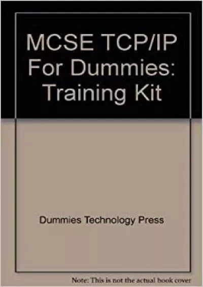 McSe TcpIp for Dummies Training Kit