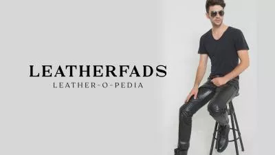 Tapered Fit Biker Mens Leather Pants for Style and Safety 